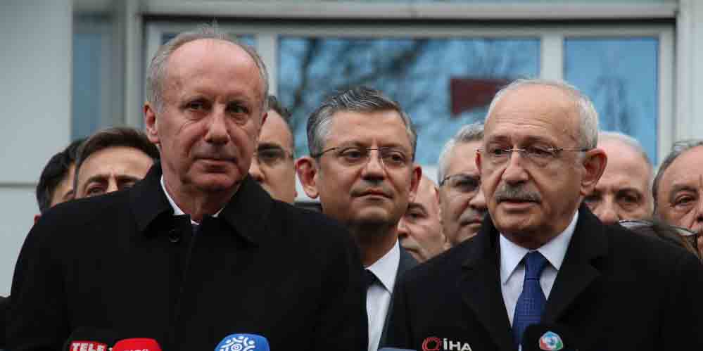 CHP lideri Kılıçdaroğlu, Muharrem İnce ile bir araya geldi