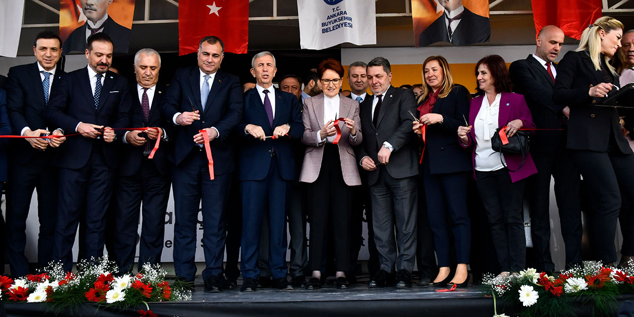 Akşener ve Yavaş Etimesgut ve Sincan’da 24 projenin açılışını yaptı