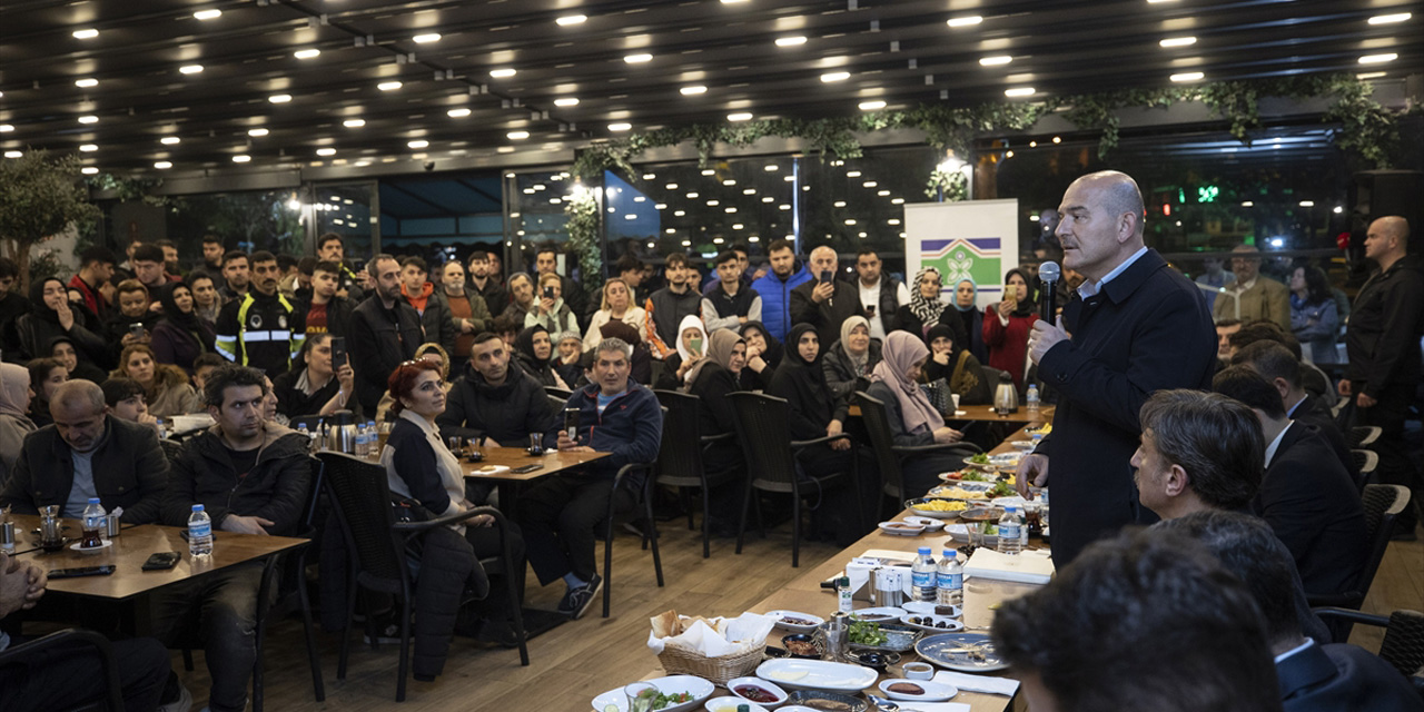 Süleyman Soylu, Bahçelievler'de sahur programında konuştu