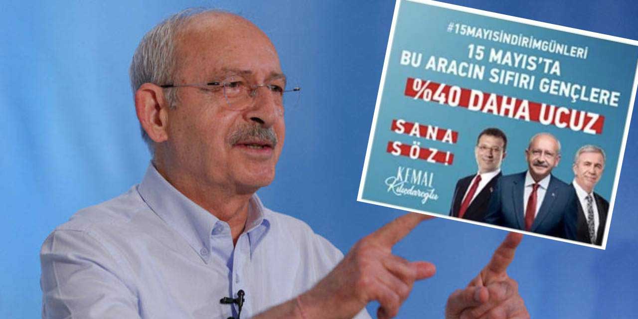 Kemal Kılıçdaroğlu, Sahibinden.com'a araba ilanı verdi!