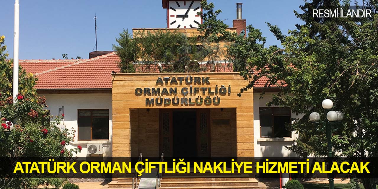 AOÇ nakliye hizmeti alacak