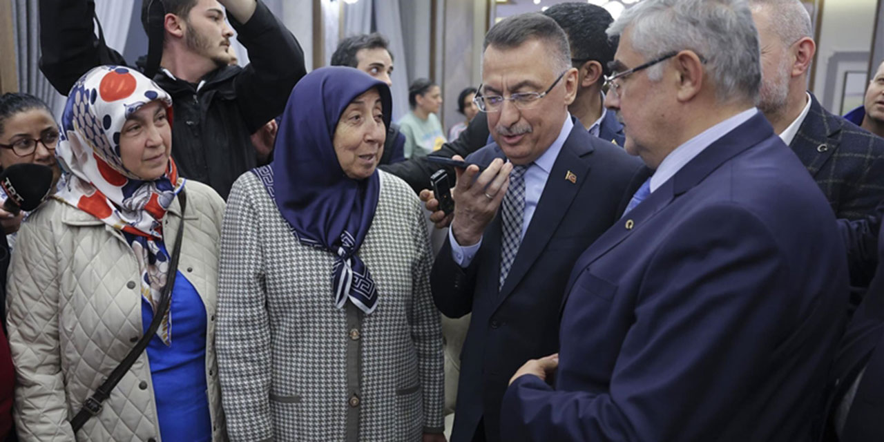 Fuat Oktay Sincan'da kadınlara müjdeyi verdi! Ev hanımlarına emeklilik geliyor