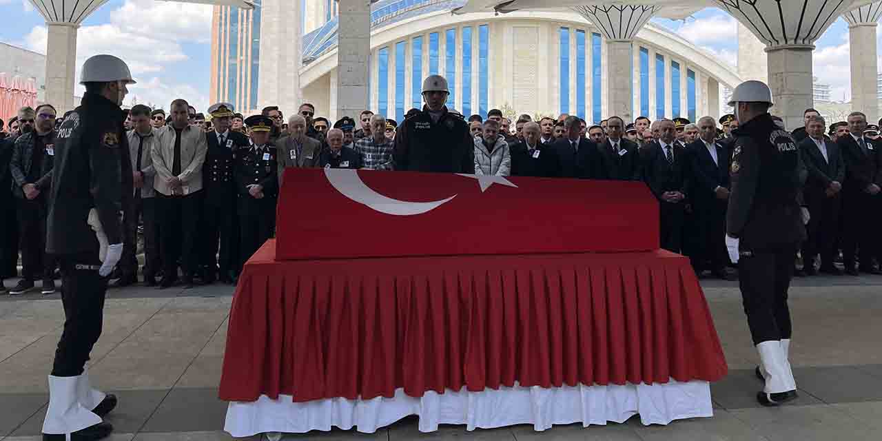 Ankara’da, şehit polis memuru son yolculuğuna uğurlandı