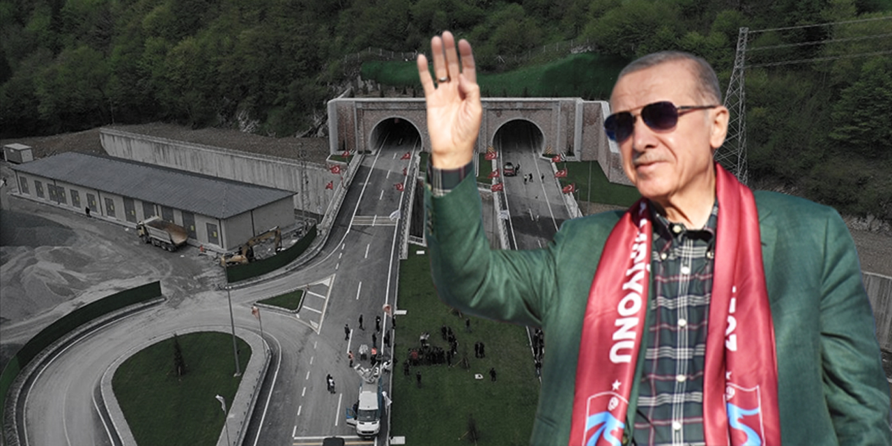 Erdoğan, Zigana Tüneli'nin açılış törenine katıldı