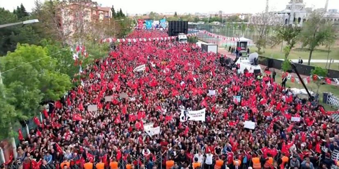 Ekrem İmamoğlu'nun  Konya Mitingine kaç kişi katıldı?