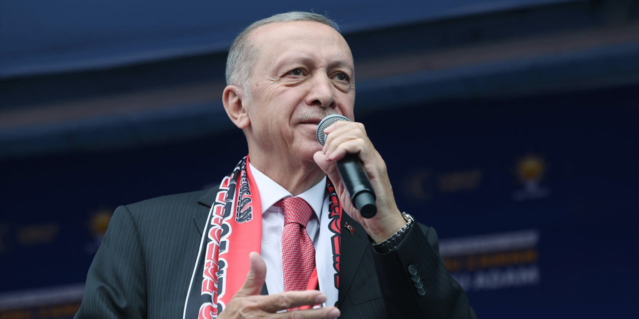Erdoğan, Batman mitinginde seçmenlere seslendi