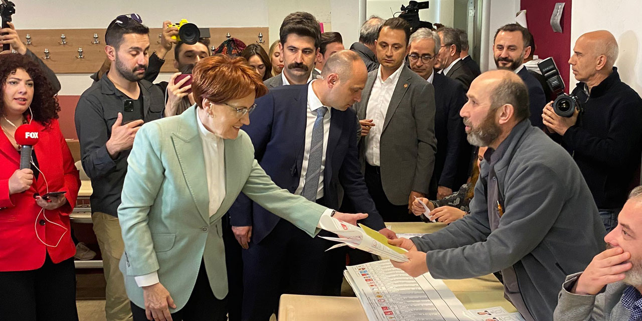 İYİ Parti Genel Başkanı Meral Akşener, oyunu kullandı