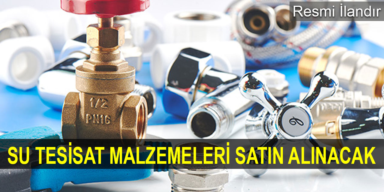 Altındağ Belediyesi Su Tesisat Malzemeleri Satın Alacak