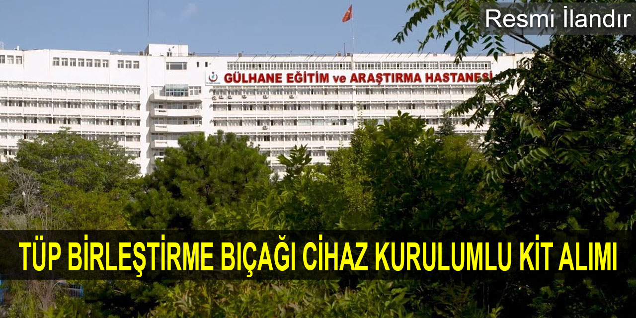 Tüp Birleştirme Bıçağı Cihaz Kurulumlu Kit Alımı İşi