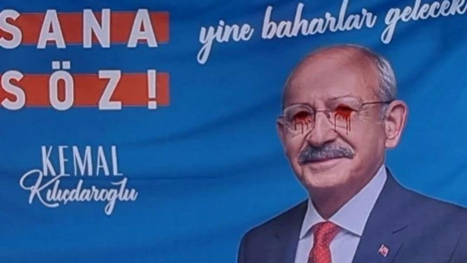 Kayseri'de Kılıçdaroğlu’nun seçim çadırına saldırı!