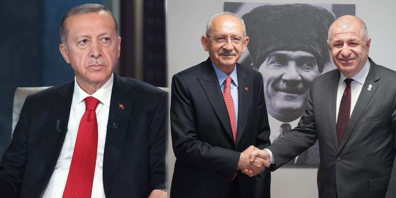 Erdoğan'dan çarpıtıcı açıklama! Kılıçdaroğlu, Özdağ'a 3 bakanlık teklif etmiş!
