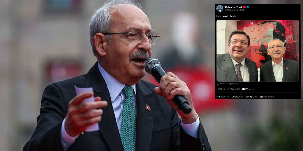 Muharrem Erkek, Kemal Kılıçdaroğlu ile fotoğrafını gelen tepkiler üzerine sildi!