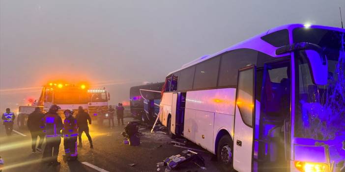 Kuzey Marmara Otoyolu'nda büyük kaza: 10 ölü 59 yaralı