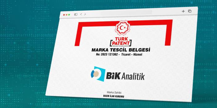 BİK Analitik, Türk Patent ve Marka Kurumu'ndan marka tescil belgesini aldı