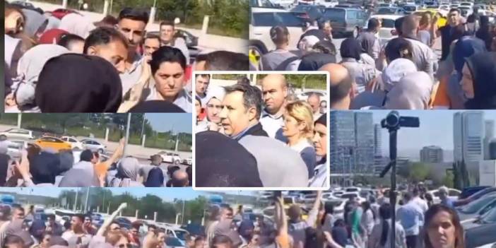 Bilkent Şehir Hastanesinde protesto: İşçilerin sabrı taştı!