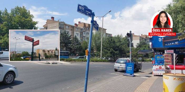 Yenimahalle'de cadde ve sokaklar temizlenirken tabelalar unutuldu!