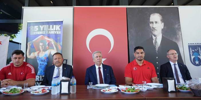 Olimpiyatlar öncesi Mansur Yavaş'tan ASKİ sporcularına tam destek!