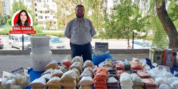 40 yıllık tecrübeyle doğal ürün üreten Oğuz Uysal, pazarın ilgi odağı oldu