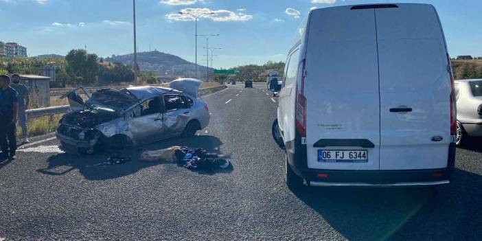 Ankara'da çevre yolunda ve Şaşmaz Kavşağında çok sayıda trafik kazası yaşandı: Çevre yolundaki kazada 1 kişi hayatını kaybetti