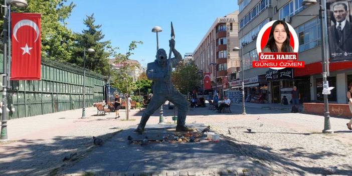 Ankara'daki Madenci Heykeli'ndeki kuş pisliği sorunu büyüdü