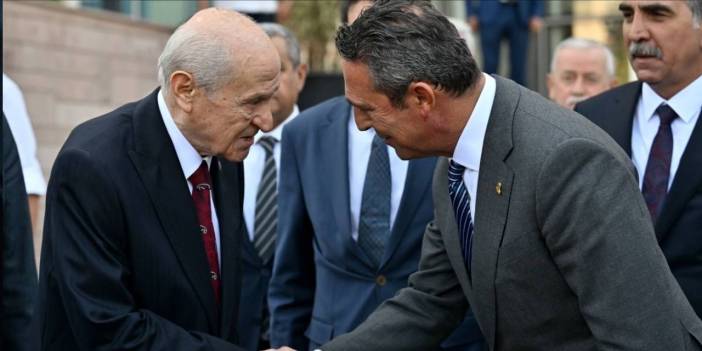 MHP lideri Devlet Bahçeli, Ali Koç ile bir araya geldi!