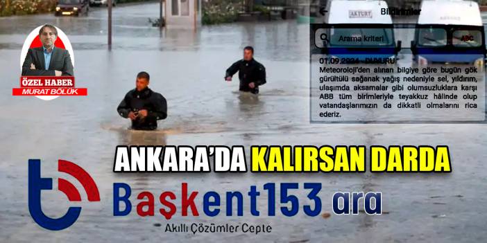 Başkent’te kalırsan darda ‘Başkent 153’ü ara