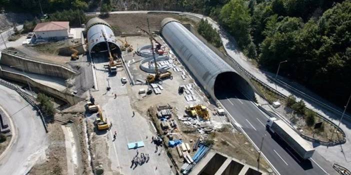 Bolu Dağı tüneli İstanbul yönü bu akşam açılıyor