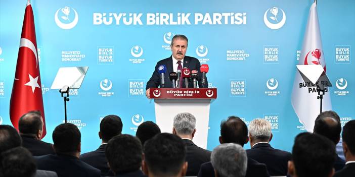 BBP Genel Başkanı Destici:İdam cezasını getirmeye ve kararlılıkla uygulamaya mecburuz