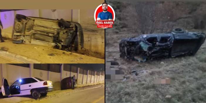 Ankara'da trafik kazalarında can pazarı yaşandı: Balâ'da araç uçuruma yuvarlandı 2 kişi öldü, Etimesgut'ta can pazarı yaşandı