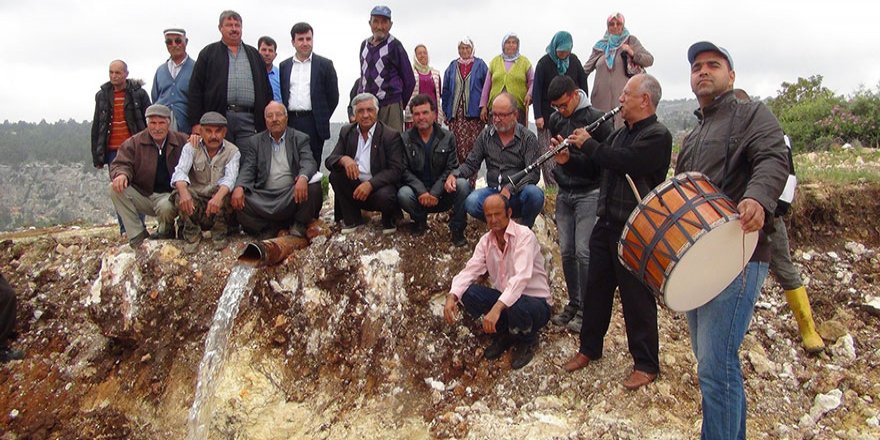 50 yıllık su hasreti biten köylülerin sevinci