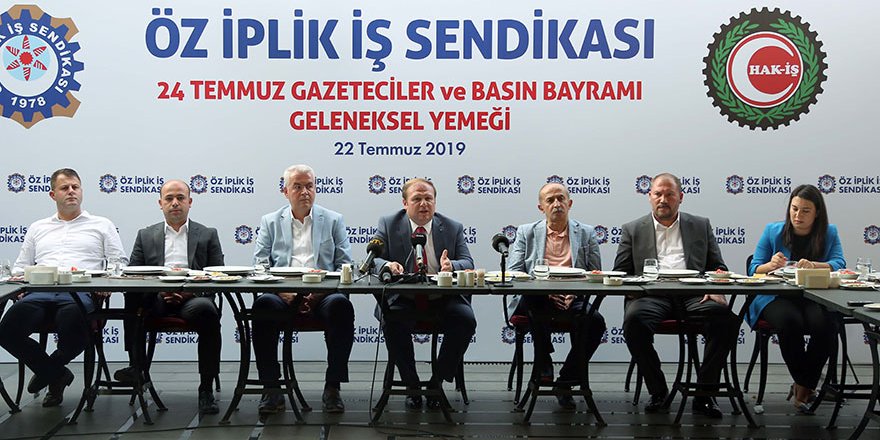 Öz İplik İş Sendikası Basın Buluşması