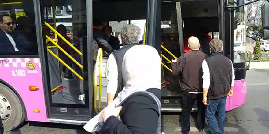 İstanbul'da otobüs şoförü ile yolcu birbirine girdi